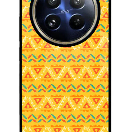 Tribal Pattern Realme P1 Pro 5G Glass Case
