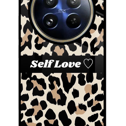 Leopard Print Self Love Realme P1 Pro 5G Glass Case
