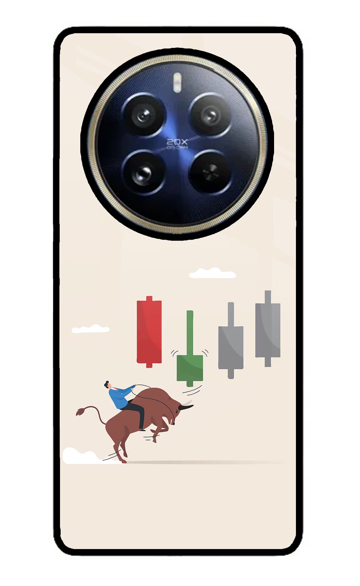 Bull Trading Momentum Realme P1 Pro 5G Glass Case