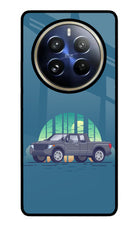 Retro Garage Vibe Realme P1 Pro 5G Glass Case