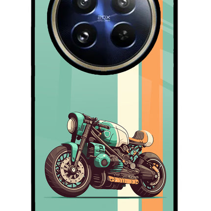 Striped Moto Drift Realme P1 Pro 5G Glass Case