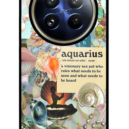 Aquarius Zodiac Realme P1 Pro 5G Glass Case