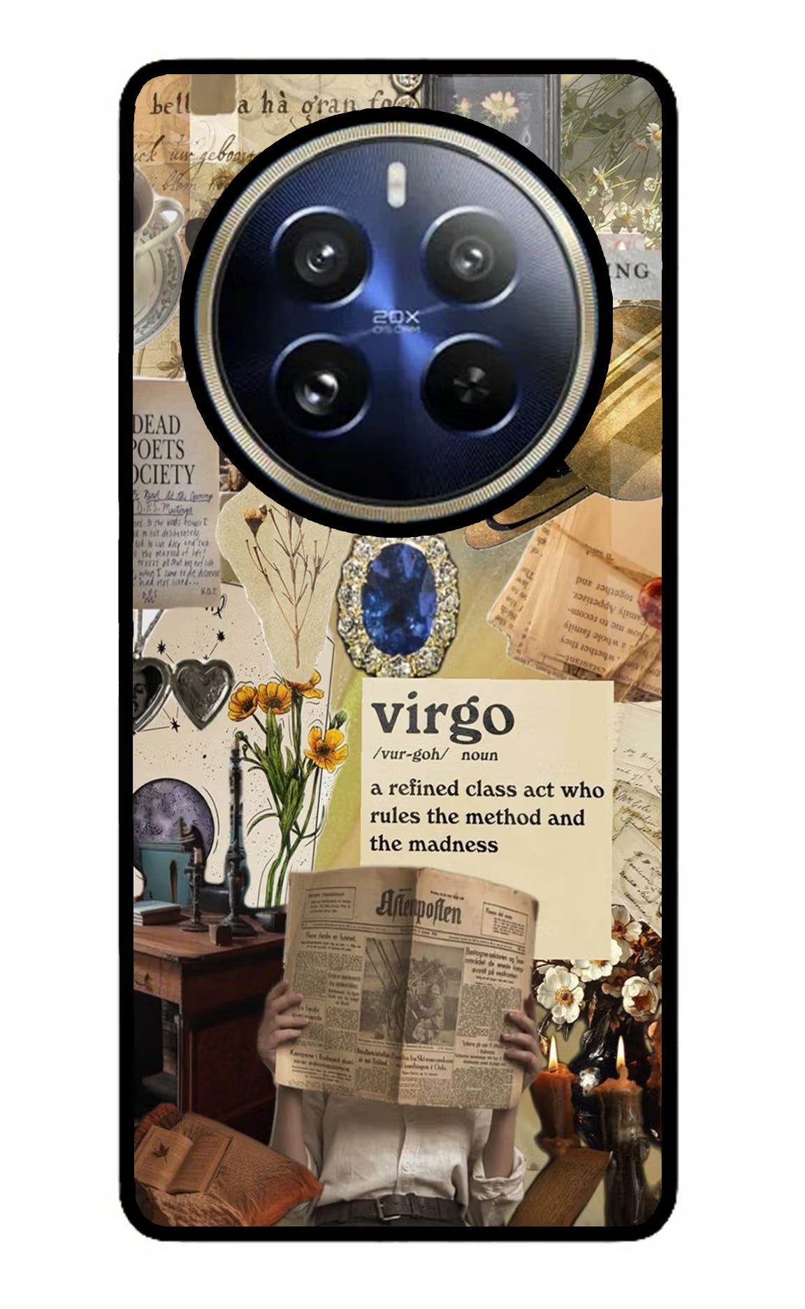Virgo Zodiac Realme P1 Pro 5G Glass Case Back Cover by Casekaro