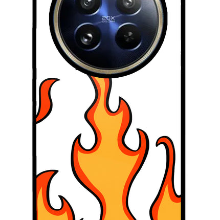 Fired Up – White Realme P1 Pro 5G Glass Case