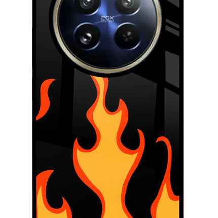 Fired Up – Black Realme P1 Pro 5G Glass Case