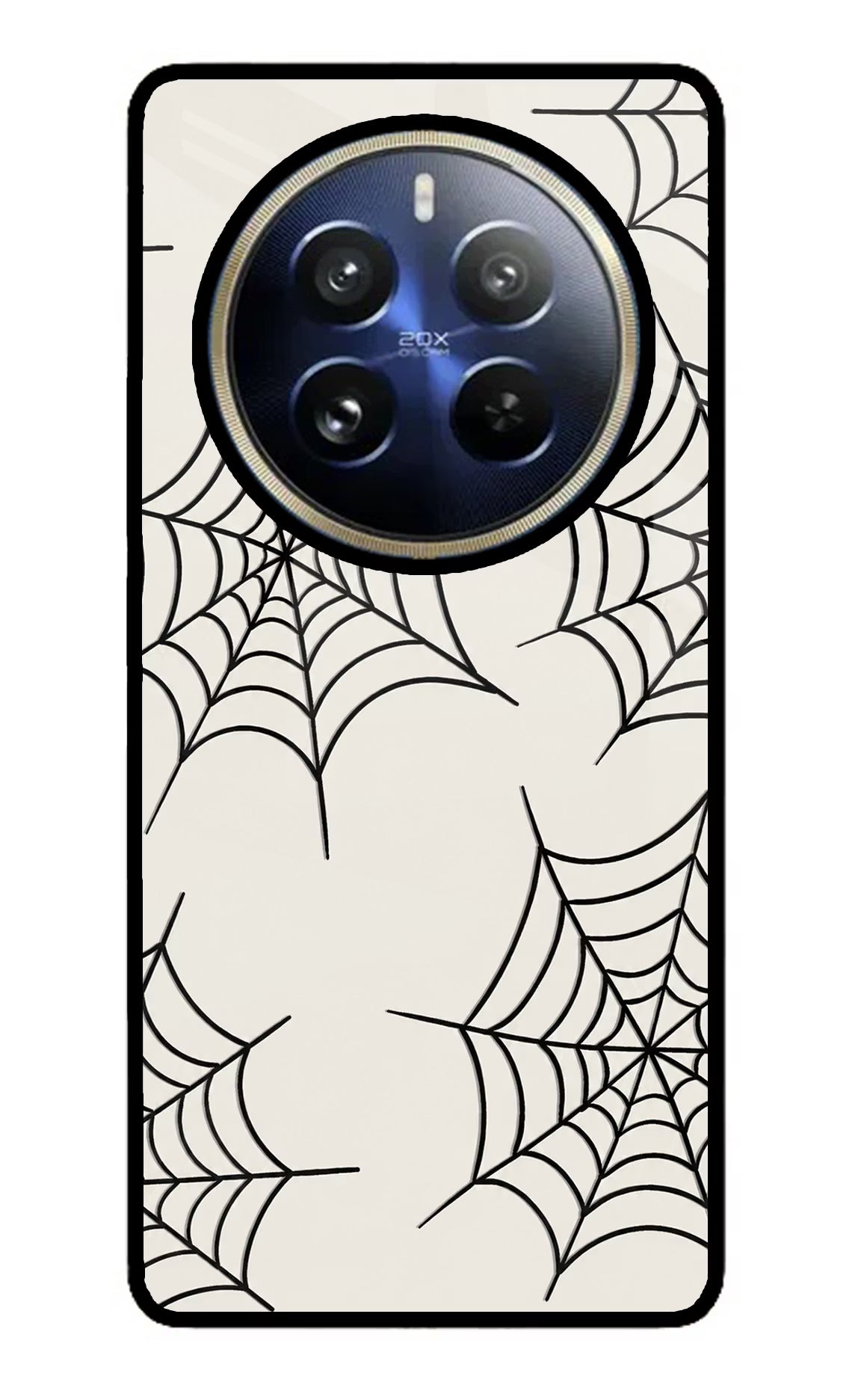 Spider Web Realme P1 Pro 5G Glass Case