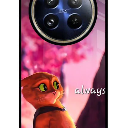 Always Cat Realme P1 Pro 5G Glass Case