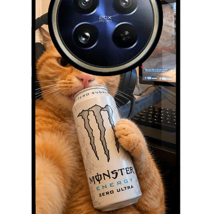 Gamer Cat Energy Realme P1 Pro 5G Glass Case