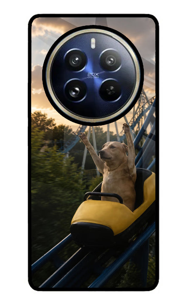 Rollercoaster Dog Realme P1 Pro 5G Glass Case
