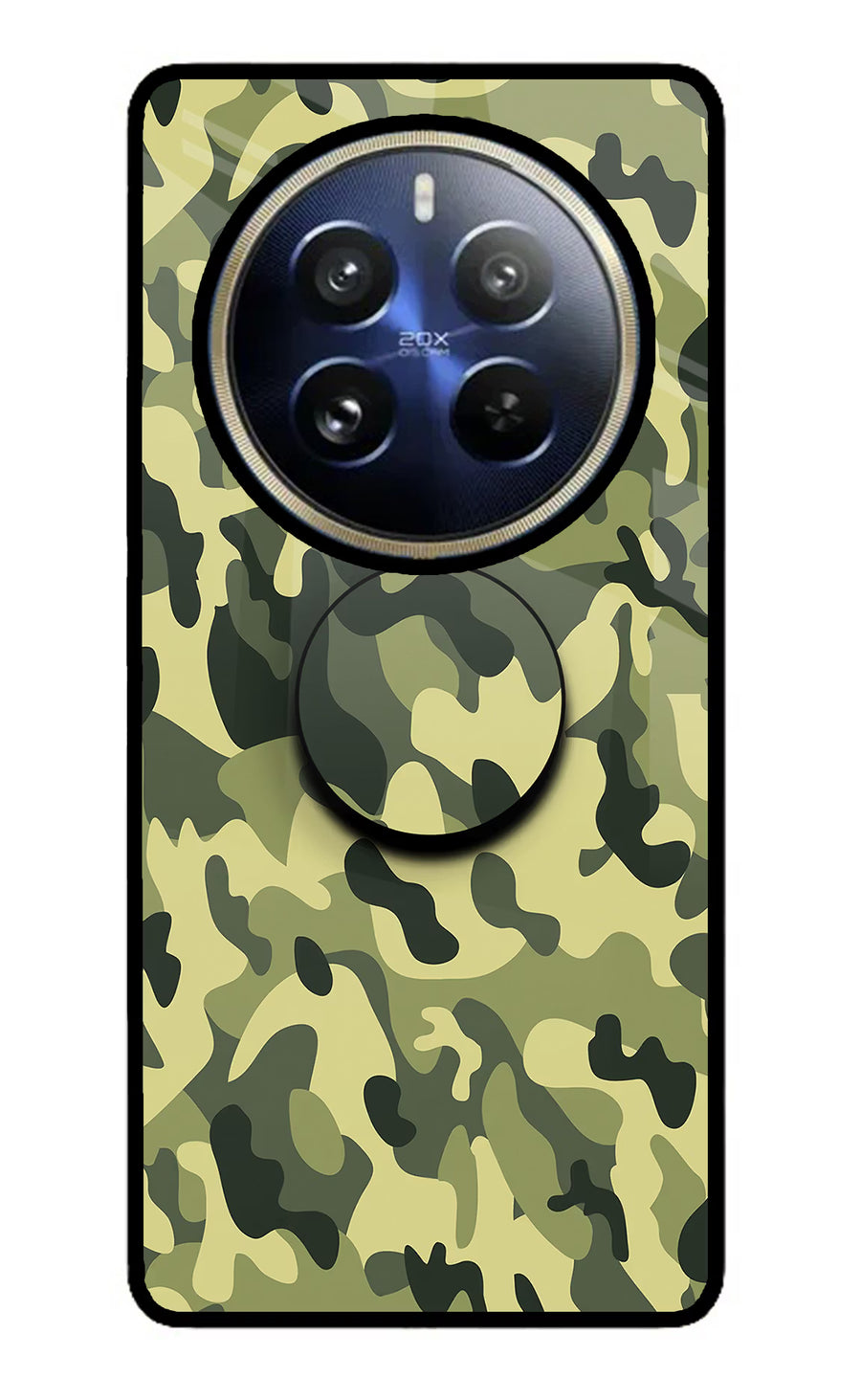 Camouflage Realme P1 Pro 5G Pop Case, Glass case