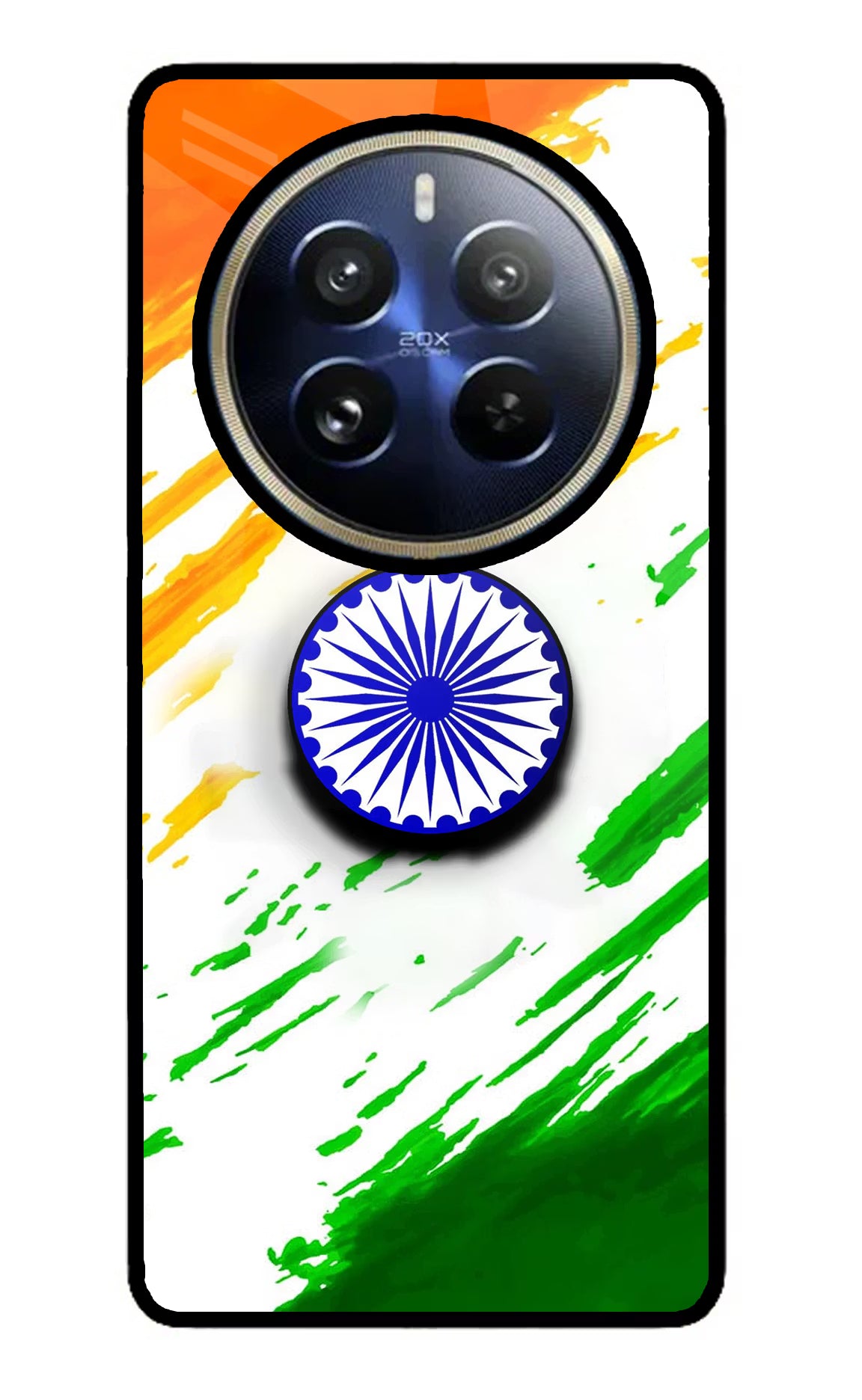 Indian Flag Ashoka Chakra Realme P1 Pro 5G Pop Case by Casekaro