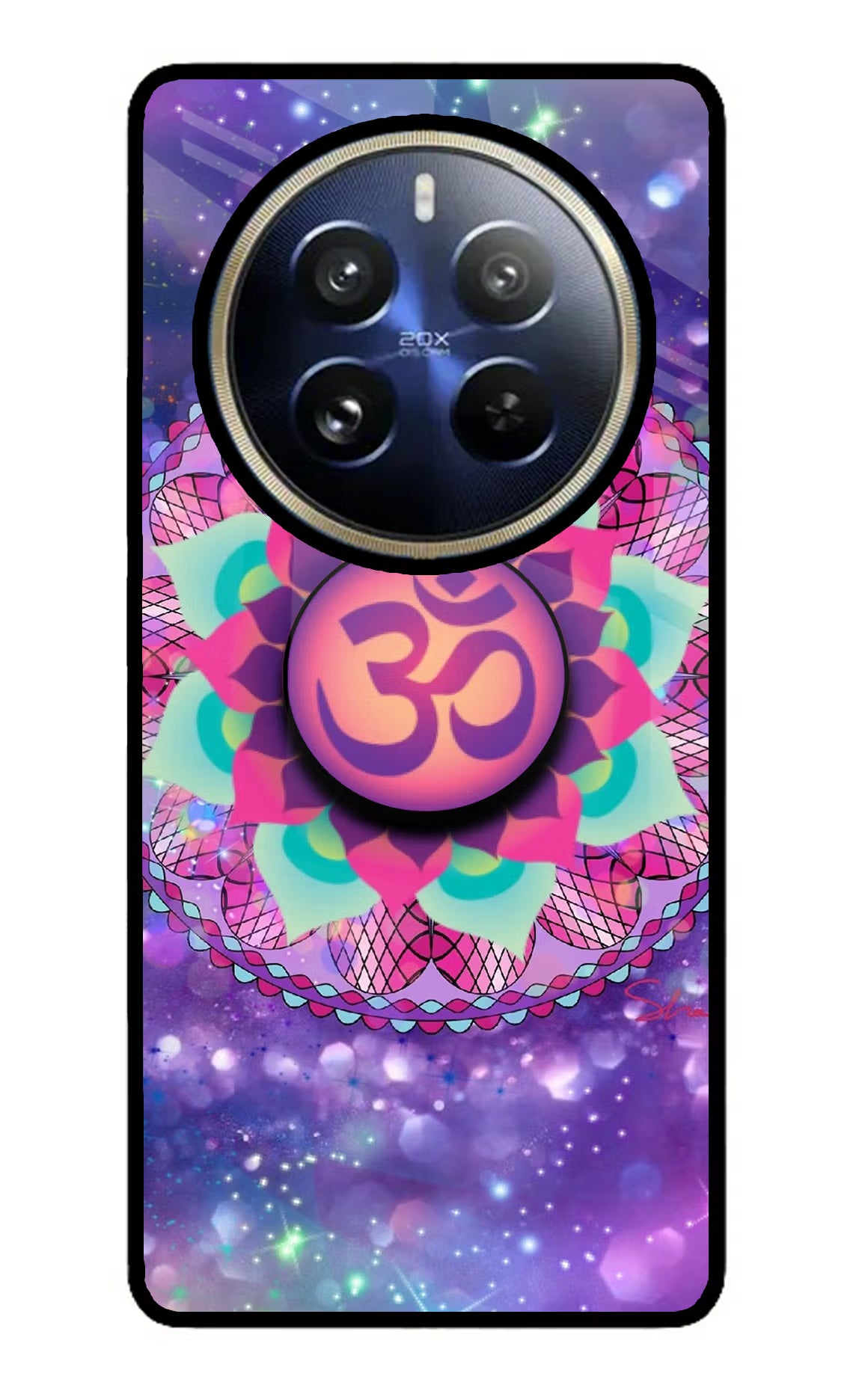 Om Purple Realme P1 Pro 5G Pop Case by Casekaro