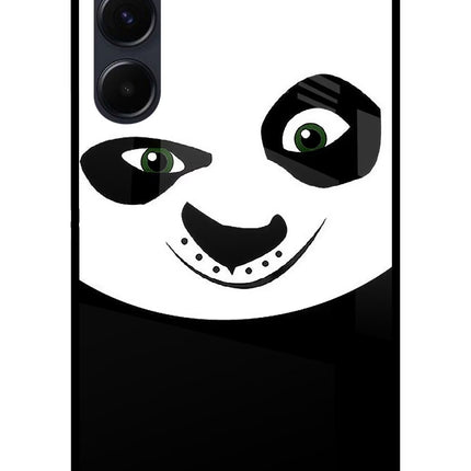 Panda Samsung A35 5G Glass Case Back Cover by Casekaro