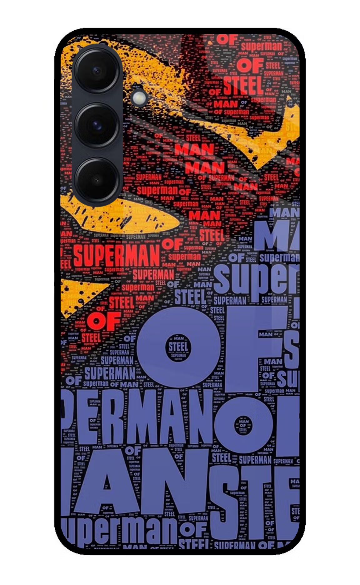 Superman Samsung A35 5G Glass Case Back Cover by Casekaro