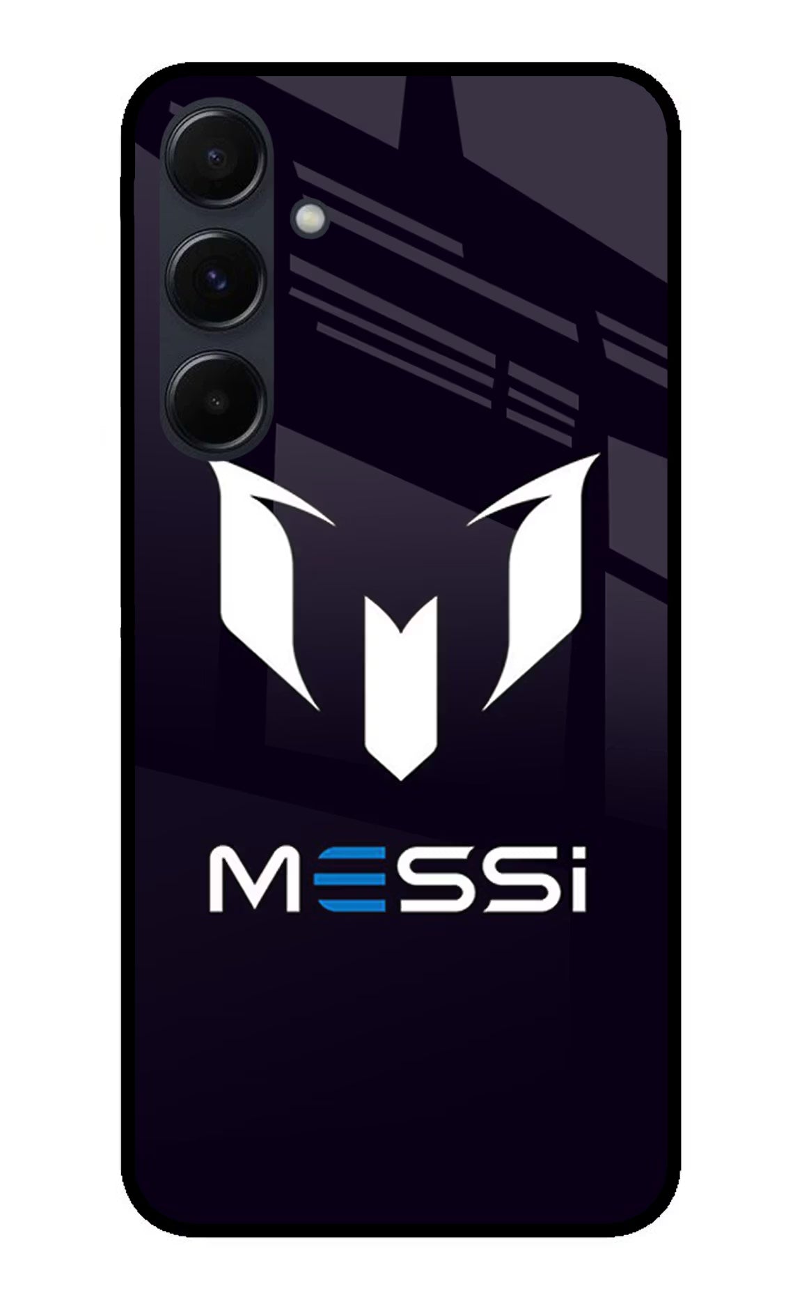 Messi Logo Samsung A35 5G Glass Case Back Cover by Casekaro