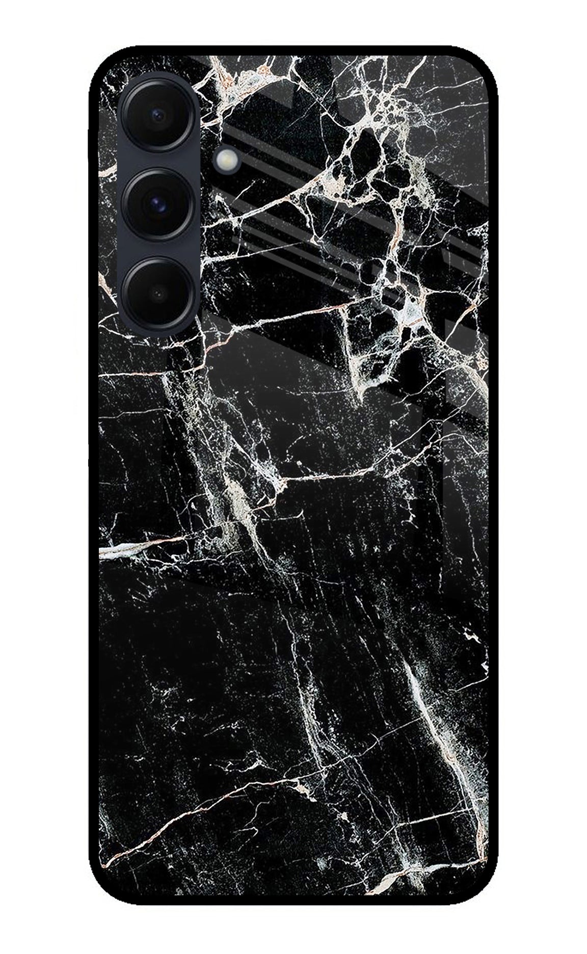 Black Marble Texture Samsung A35 5G Back Cover