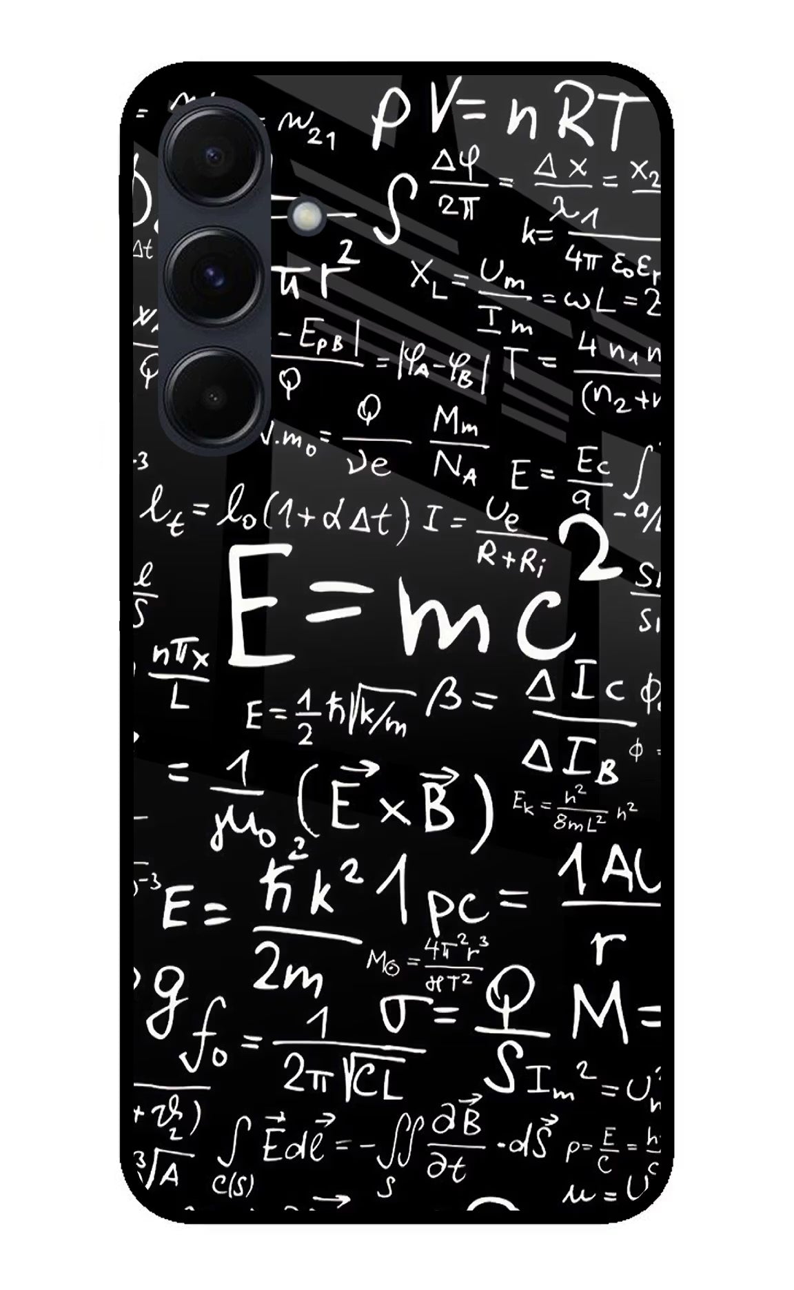 Physics Formula Samsung A35 5G Glass Case Back Cover by Casekaro
