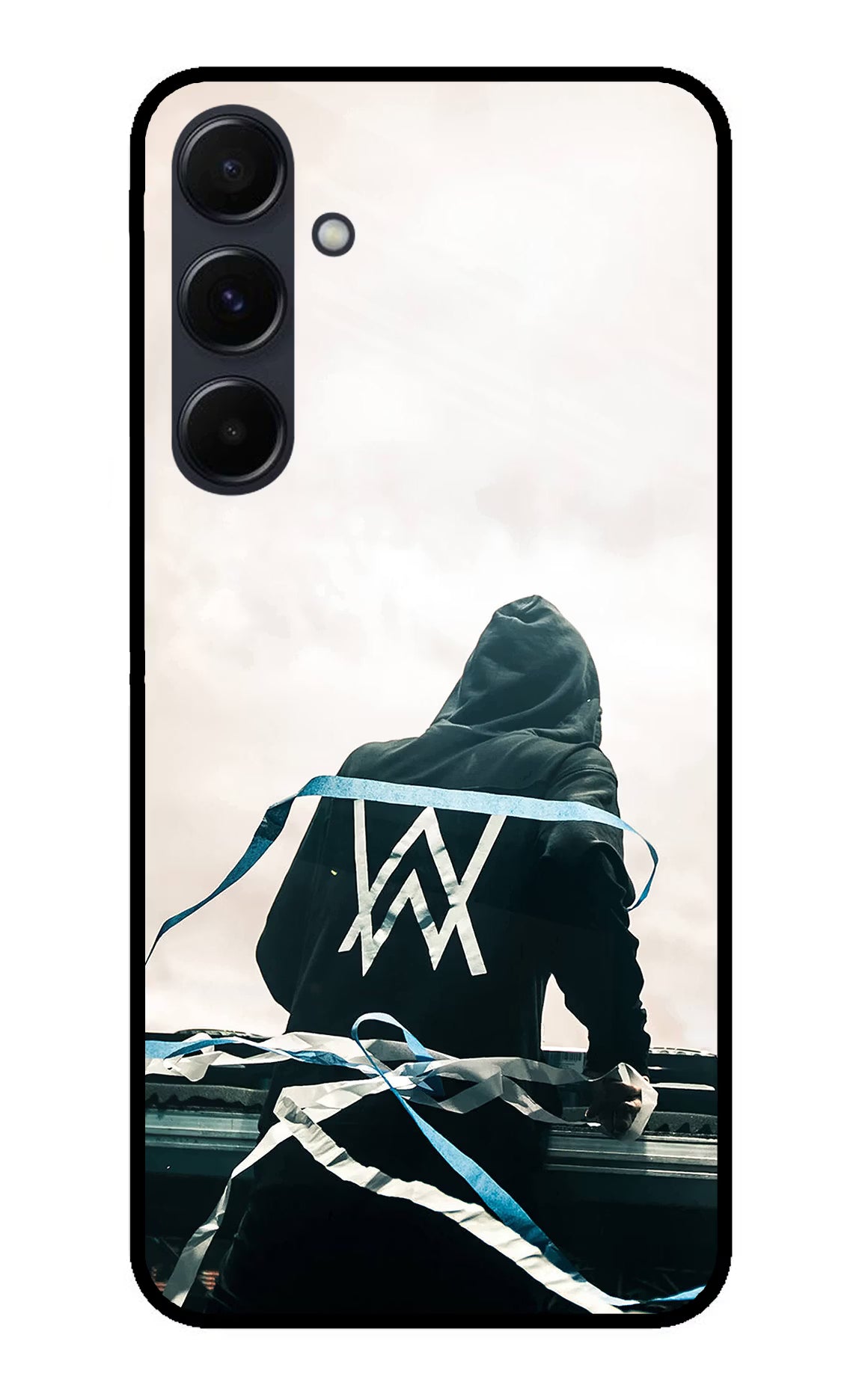 Alan Walker Samsung A35 5G Glass Case Back Cover by Casekaro