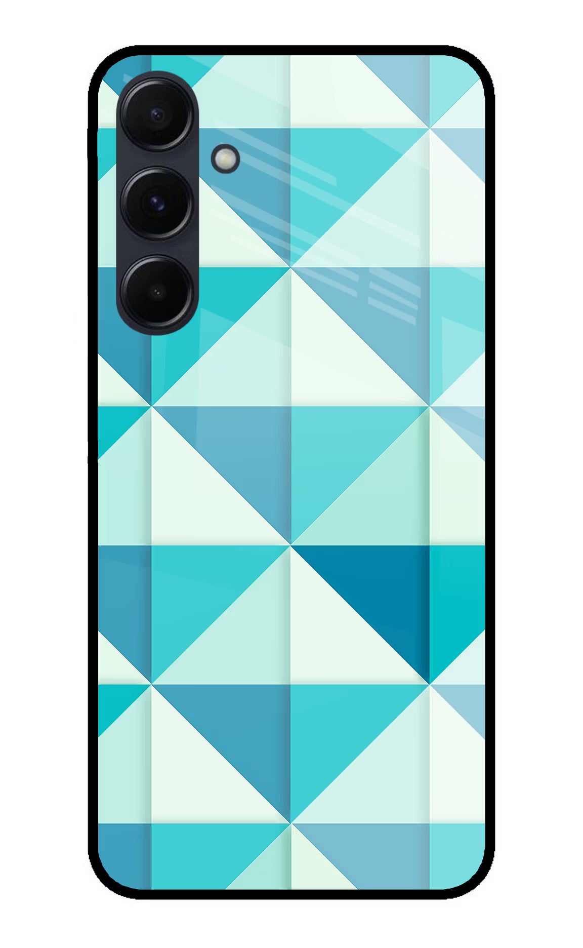 Abstract Samsung A35 5G Glass Case Back Cover by Casekaro
