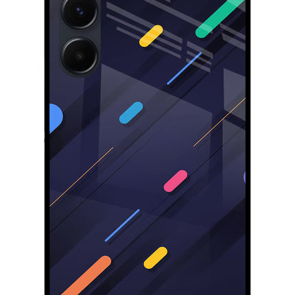 Abstract Design Samsung A35 5G Glass Case