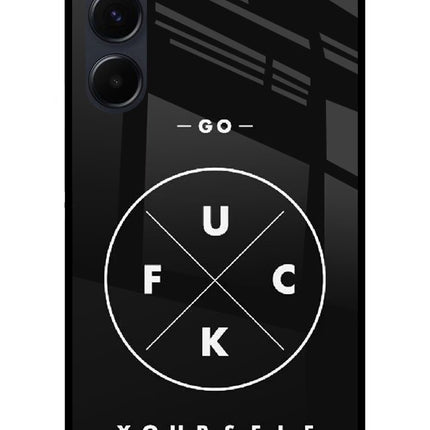 Go Fuck Yourself Samsung A35 5G Glass Case