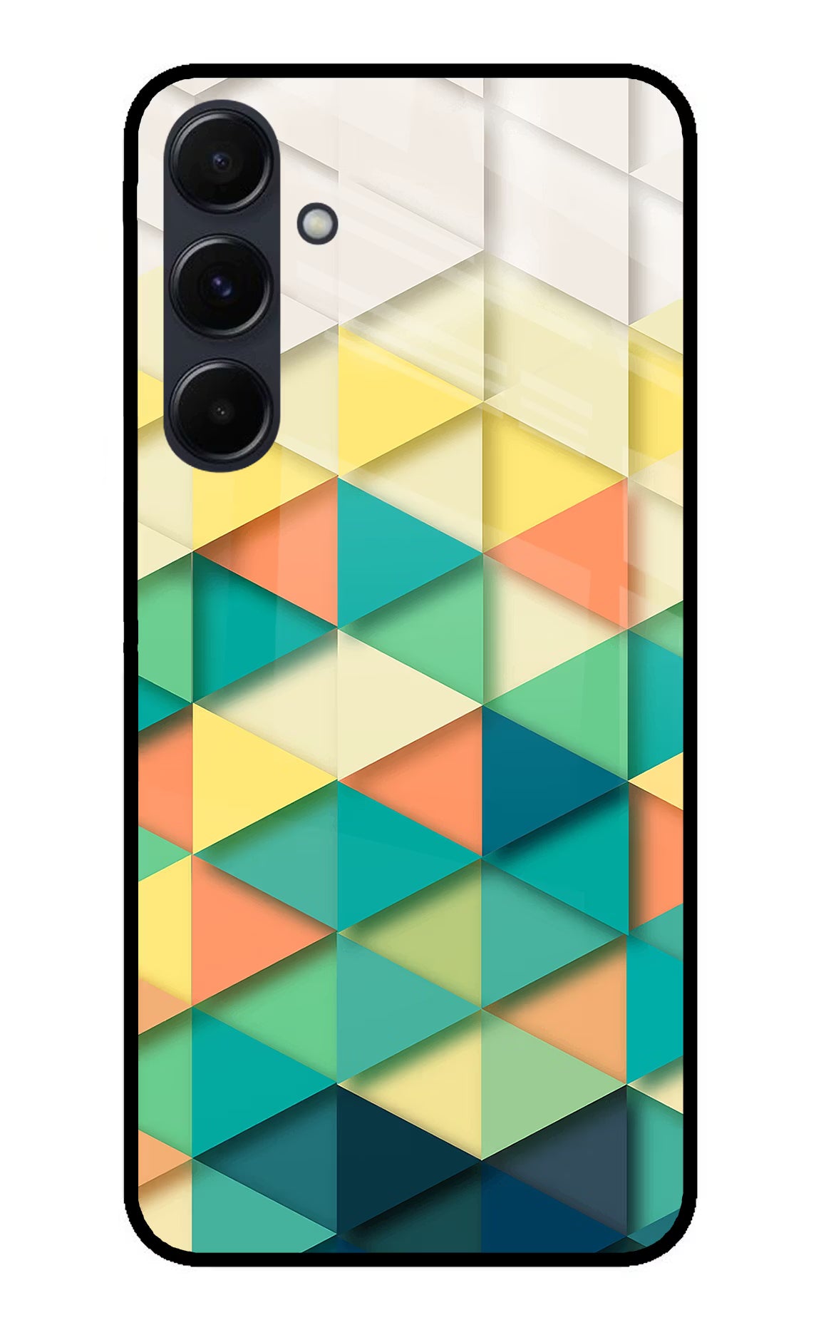 Abstract Samsung A35 5G Glass Case