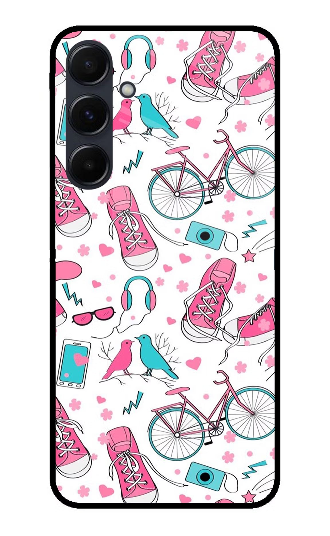 Artwork Samsung A35 5G Glass Case Back Cover by Casekaro