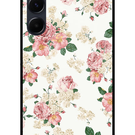 Flowers Samsung A35 5G Glass Case