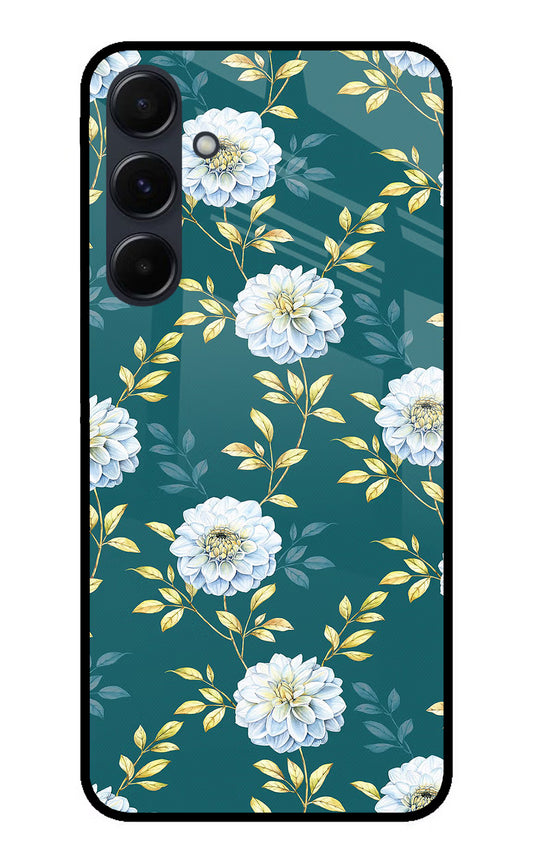 Flowers Samsung A35 5G Glass Case