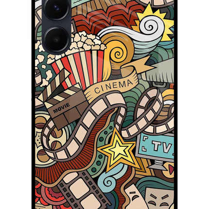 Cinema Abstract Samsung A35 5G Glass Case