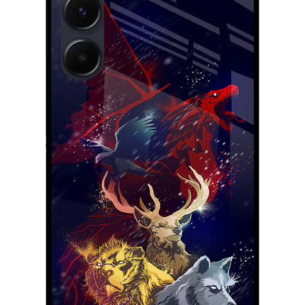 Game Of Thrones Samsung A35 5G Glass Case Back Cover by Casekaro