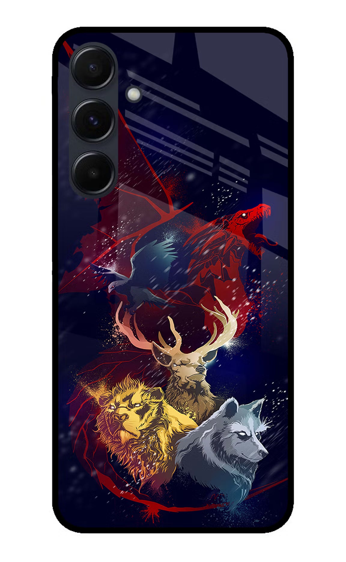 Game Of Thrones Samsung A35 5G Glass Case Back Cover by Casekaro