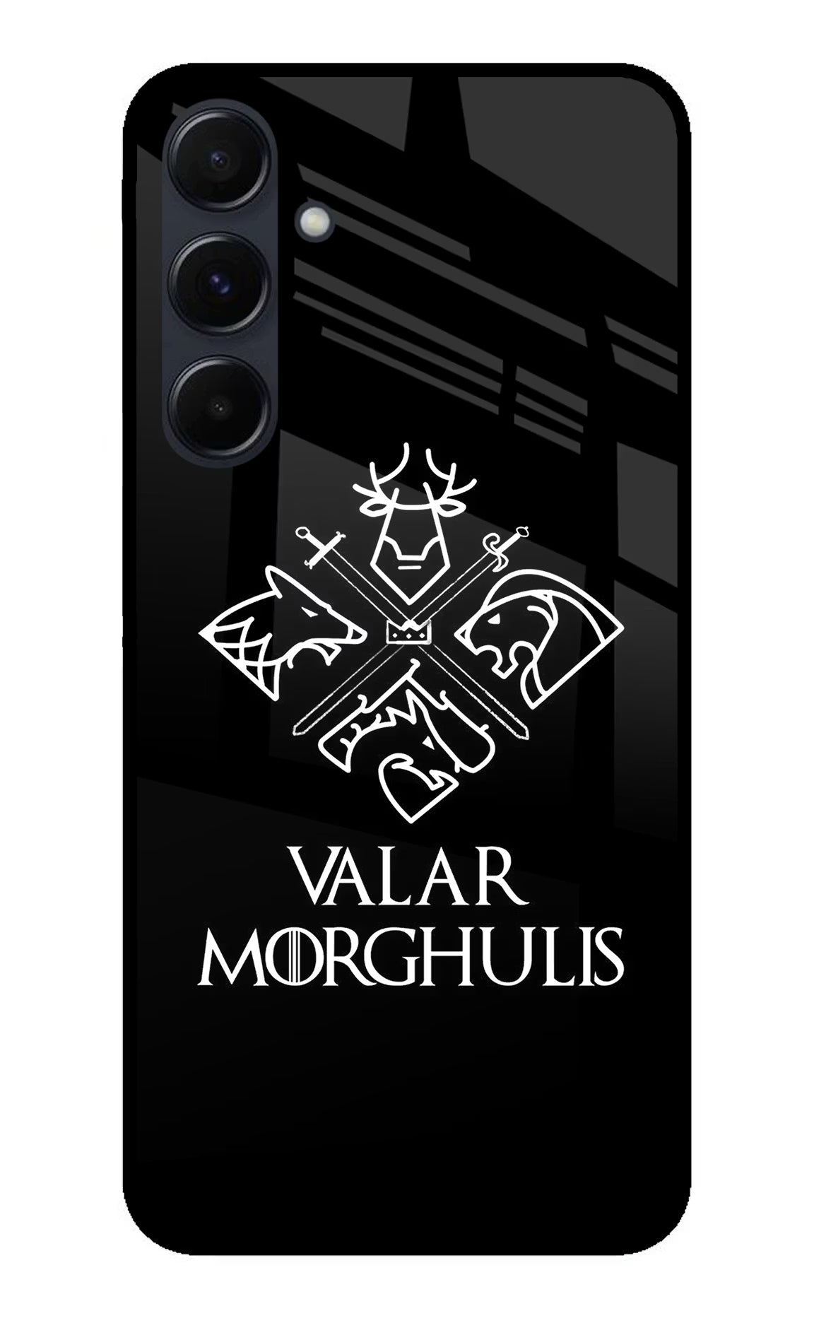 Valar Morghulis | Game Of Thrones Samsung A35 5G Glass Case Back Cover by Casekaro
