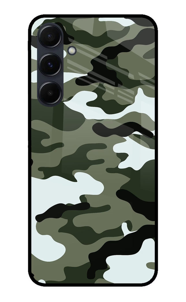 Camouflage Samsung A35 5G Glass Case