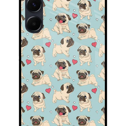 Pug Dog Samsung A35 5G Glass Case Back Cover by Casekaro