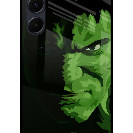 HULK Samsung A35 5G Glass Case Back Cover by Casekaro