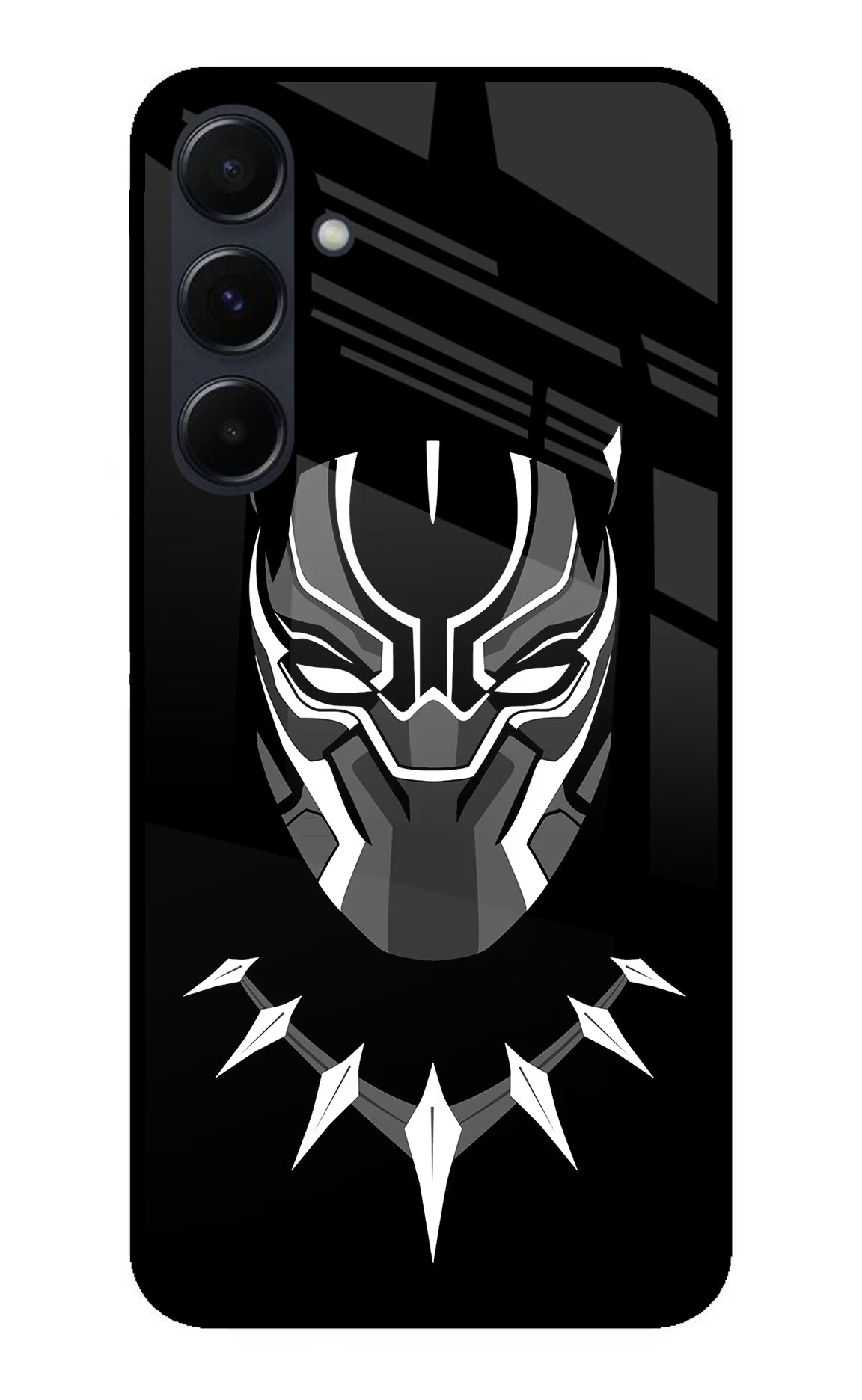Black Panther Samsung A35 5G Glass Case Back Cover by Casekaro