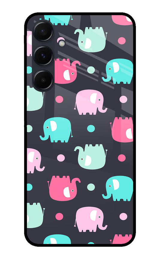 Elephants Samsung A35 5G Glass Case