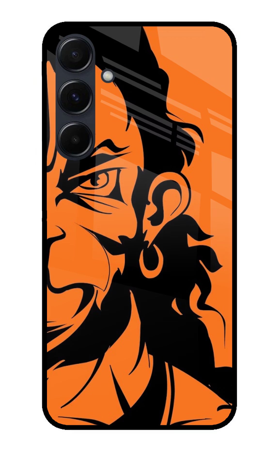 Hanuman Samsung A35 5G Glass Case Back Cover by Casekaro