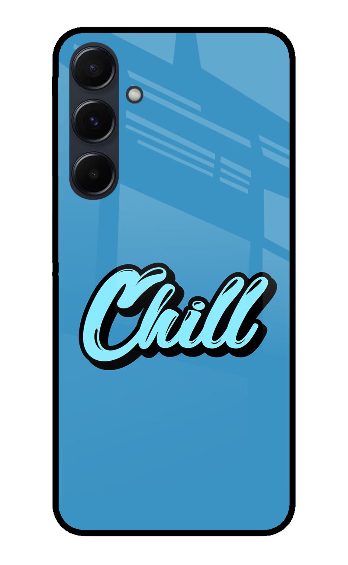 Chill Samsung A35 5G Glass Case Back Cover by Casekaro