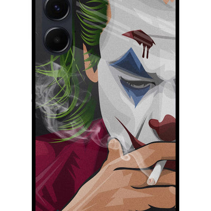 Joker Smoking Samsung A35 5G Glass Case Back Cover by Casekaro