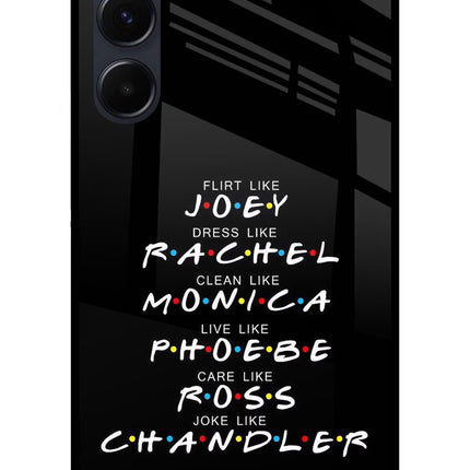FRIENDS Character Samsung A35 5G Glass Case