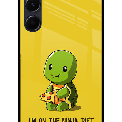 I'm on Ninja Diet Samsung A35 5G Glass Case Back Cover by Casekaro