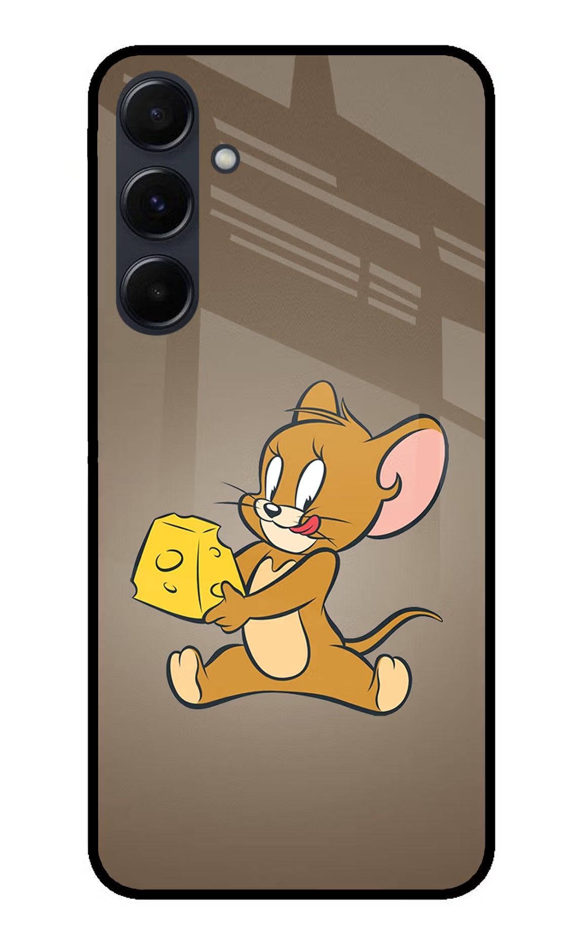 Jerry Samsung A35 5G Glass Case Back Cover by Casekaro
