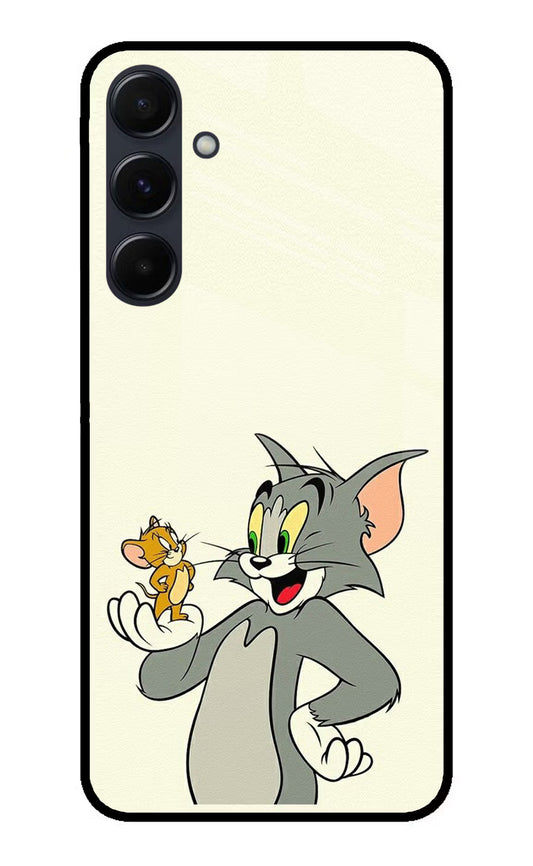 Tom & Jerry Samsung A35 5G Glass Case