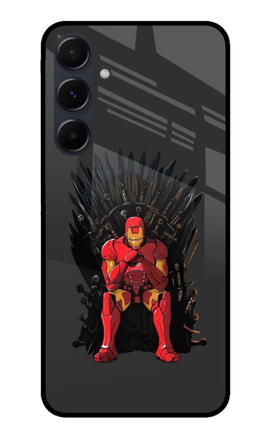 Ironman Throne Samsung A35 5G Glass Case