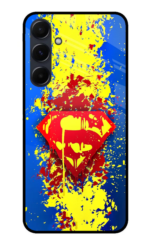 Superman logo Samsung A35 5G Glass Case
