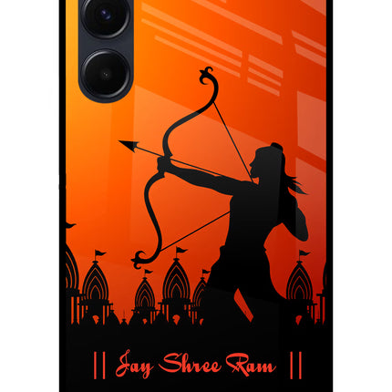 Lord Ram - 4 Samsung A35 5G Glass Case Back Cover by Casekaro