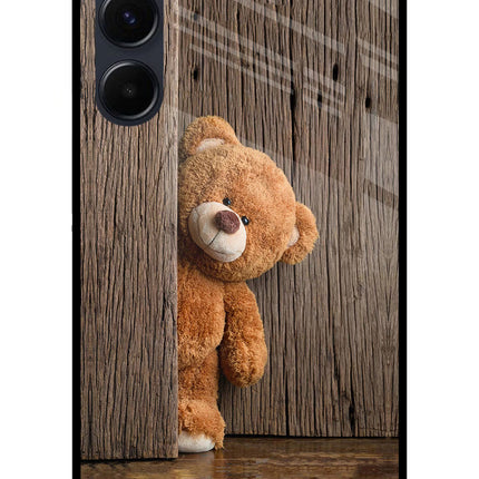 Teddy Wooden Samsung A35 5G Glass Case