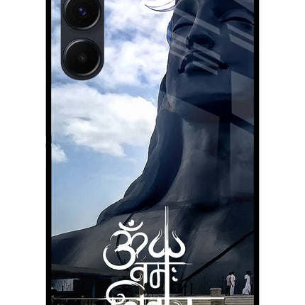 Om Namah Shivay Samsung A35 5G Glass Case Back Cover by Casekaro